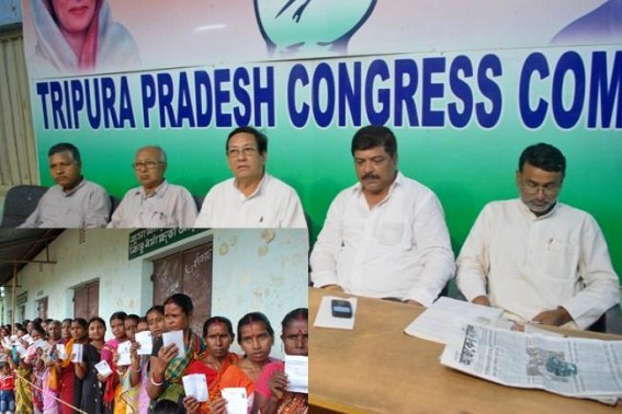 By-polling for two Tripura SC Constituency ends: Congress demands re-election, accuses presiding officer for vote rigging By-polling for two Tripura SC Constituency ends: Congress demands re-election, accuses presiding officer for vote rigging